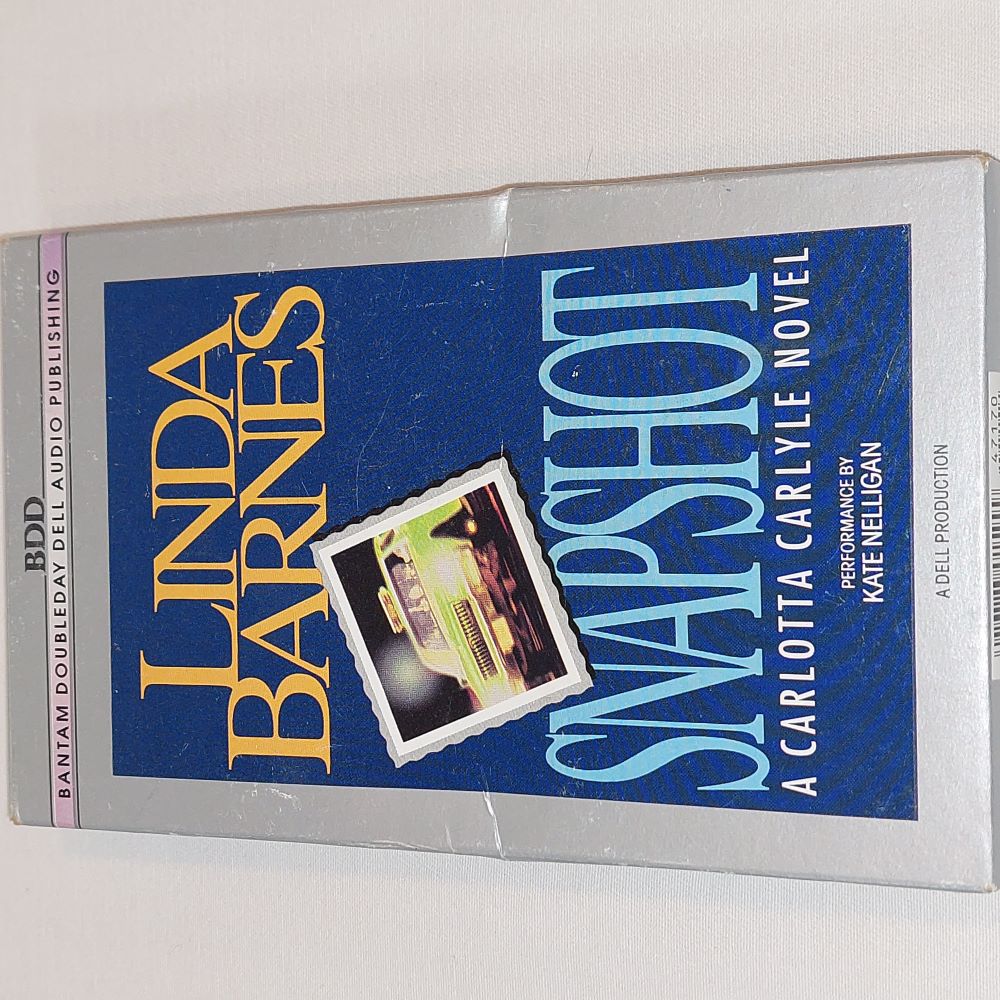 Linda Barnes Snapshot A Carlotta Carlyle Novel Audiobook on Cassette