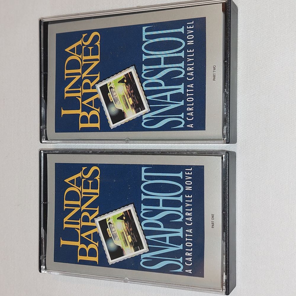 Linda Barnes Snapshot A Carlotta Carlyle Novel Audiobook on Cassette