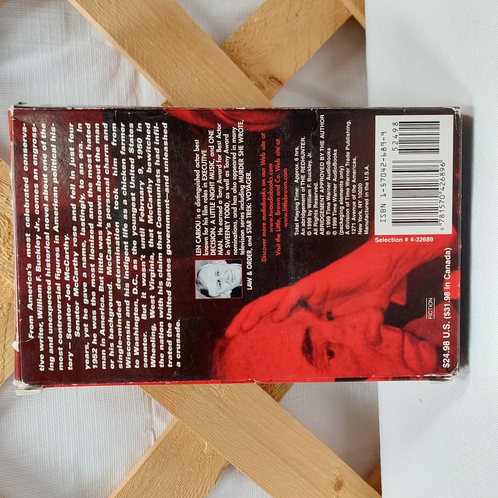 The Redhunter by William F. Buckley Jr. on Audio Cassette