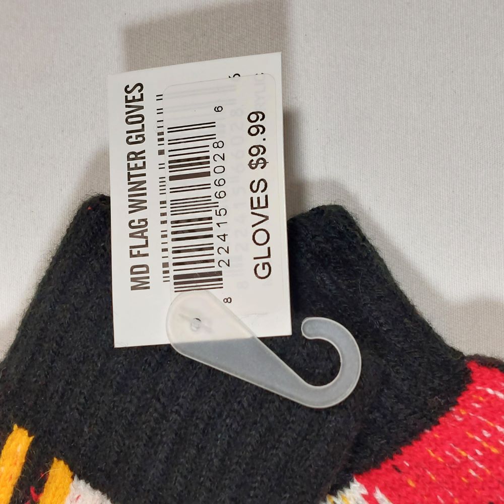 Maryland Flag Winter Gloves