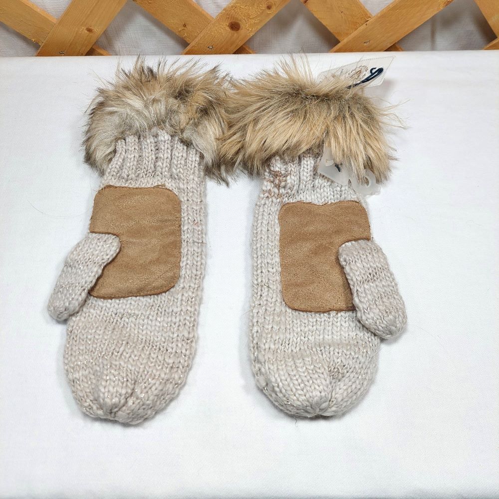 American Eagle Outfitters Women's Winter Mittens with Faux Fur