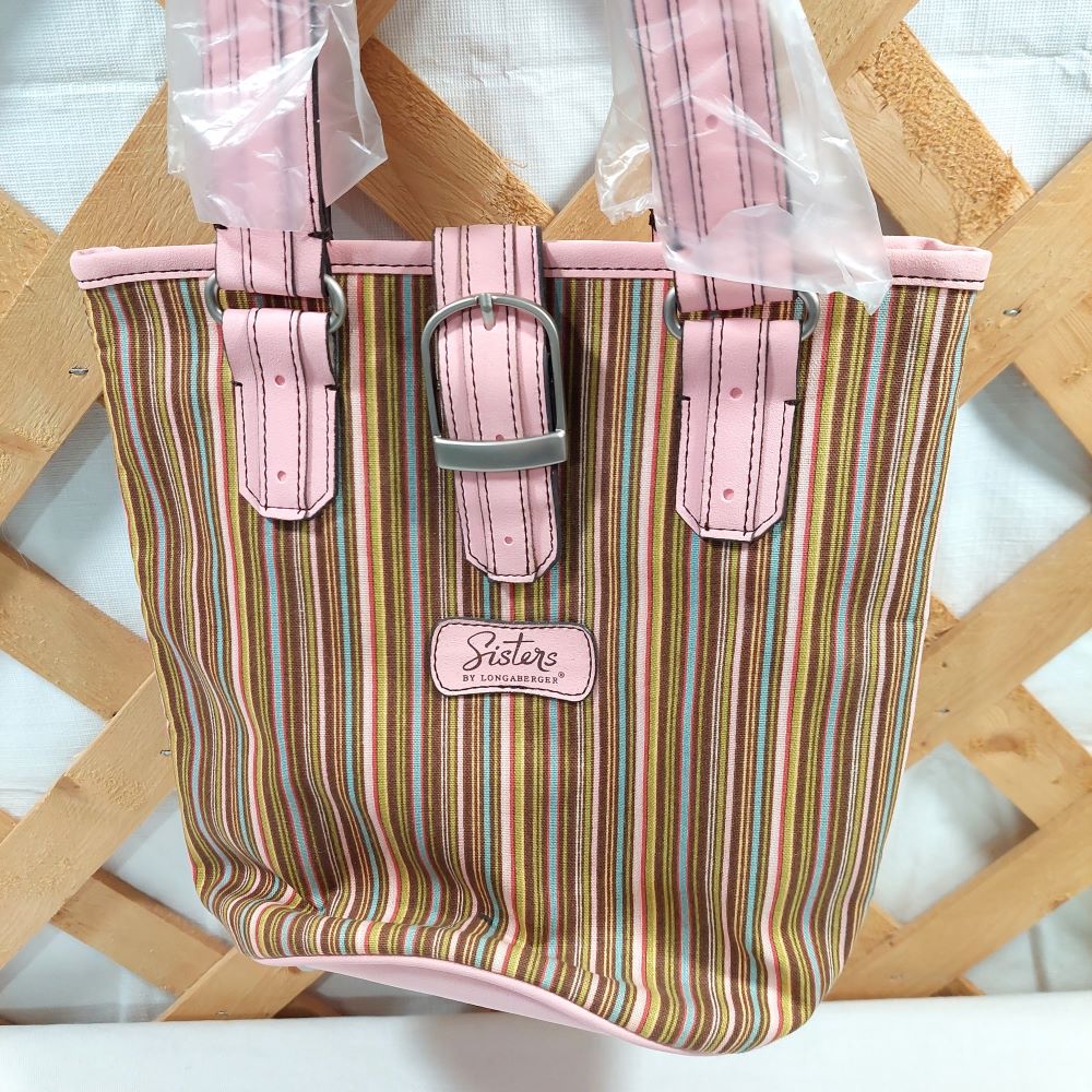 Sisters by Longaberger Soft Pink Bucket Handbag
