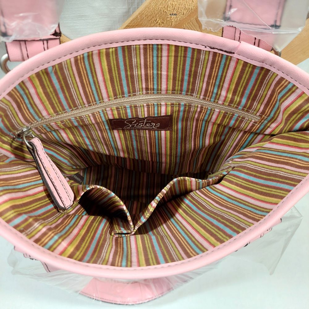 Sisters by Longaberger Soft Pink Bucket Handbag
