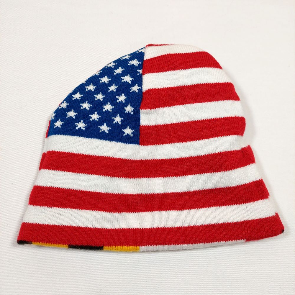 Maryland My Maryland Reversible Beanie - Maryland Flag/USA Flag