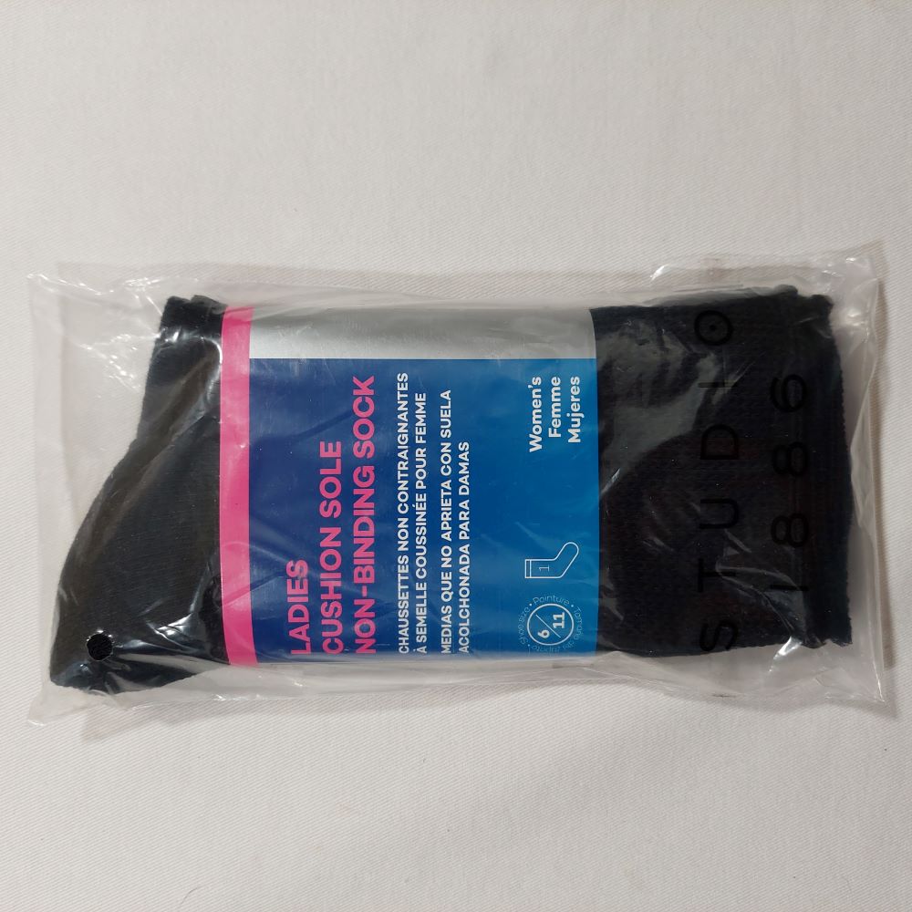 Pair of Studio 1886 Ladies Cushion Sole Non-Binding Socks