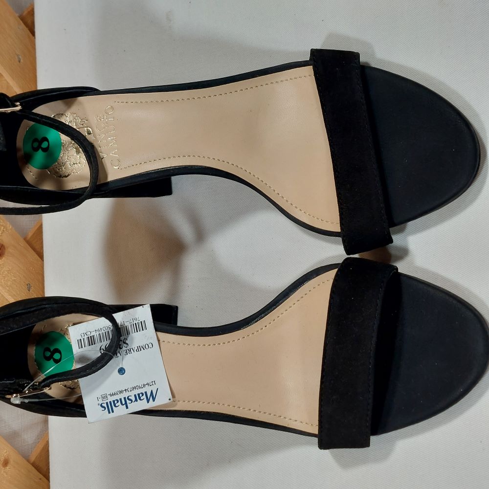 Vince Camuto Dress Sandals with Ankle Strap & Block Heel
