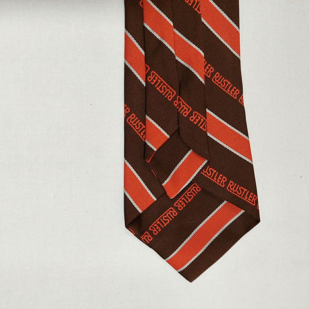 Rustler Steakhouse Novelty Clip-On Tie Vintage 1970's