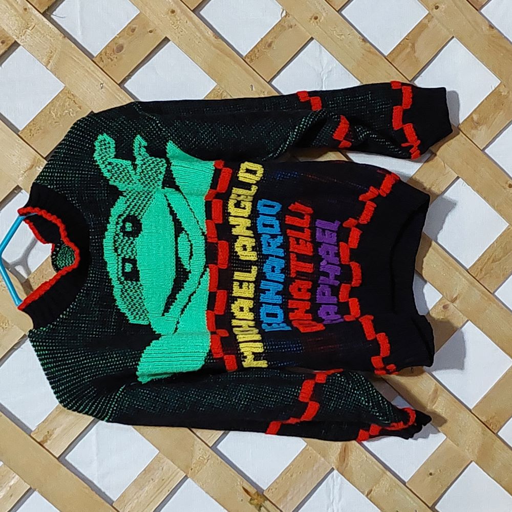 Vintage Teenage Mutant Ninja Turtles Pullover Sweater for Children
