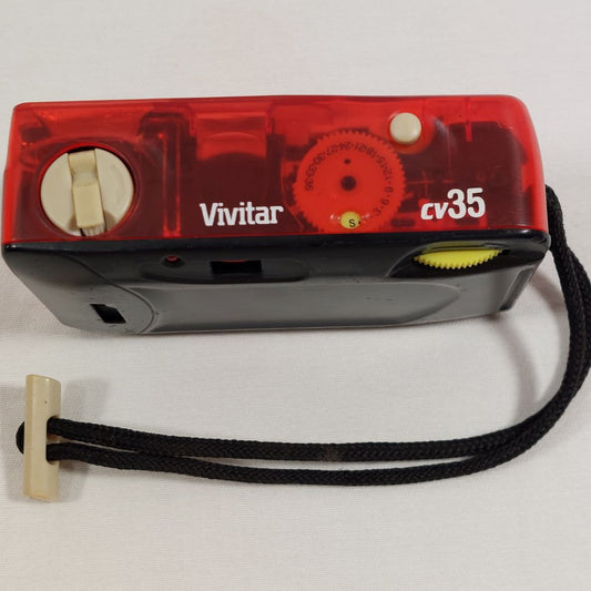 Vivitar CV35 Camera 35mm Clear Red