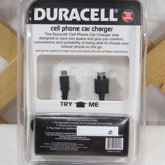 Duracell Cell Phone Car Charger Model DU5210 for LG Phones