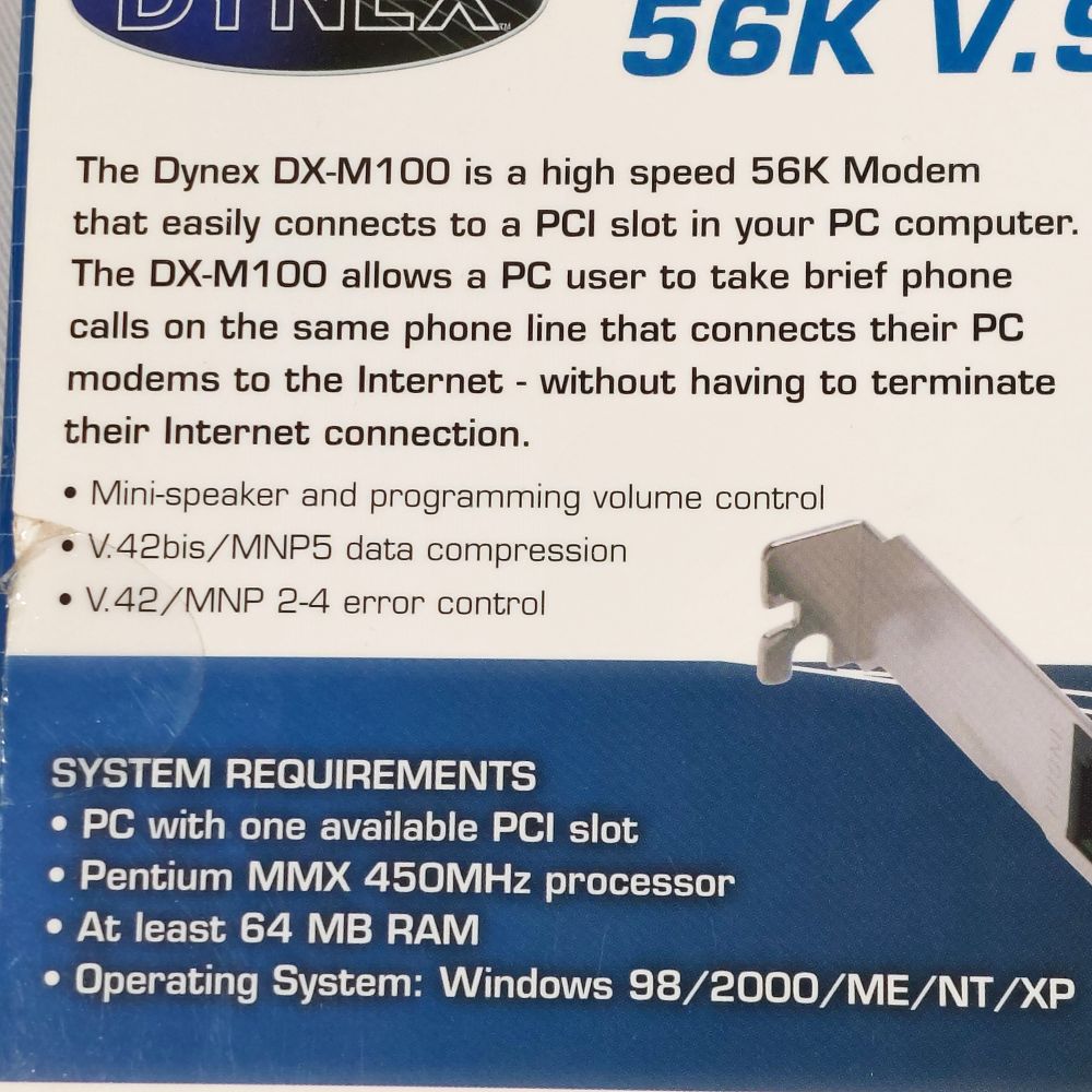 DYNEX Data/Fax/Voice Modem