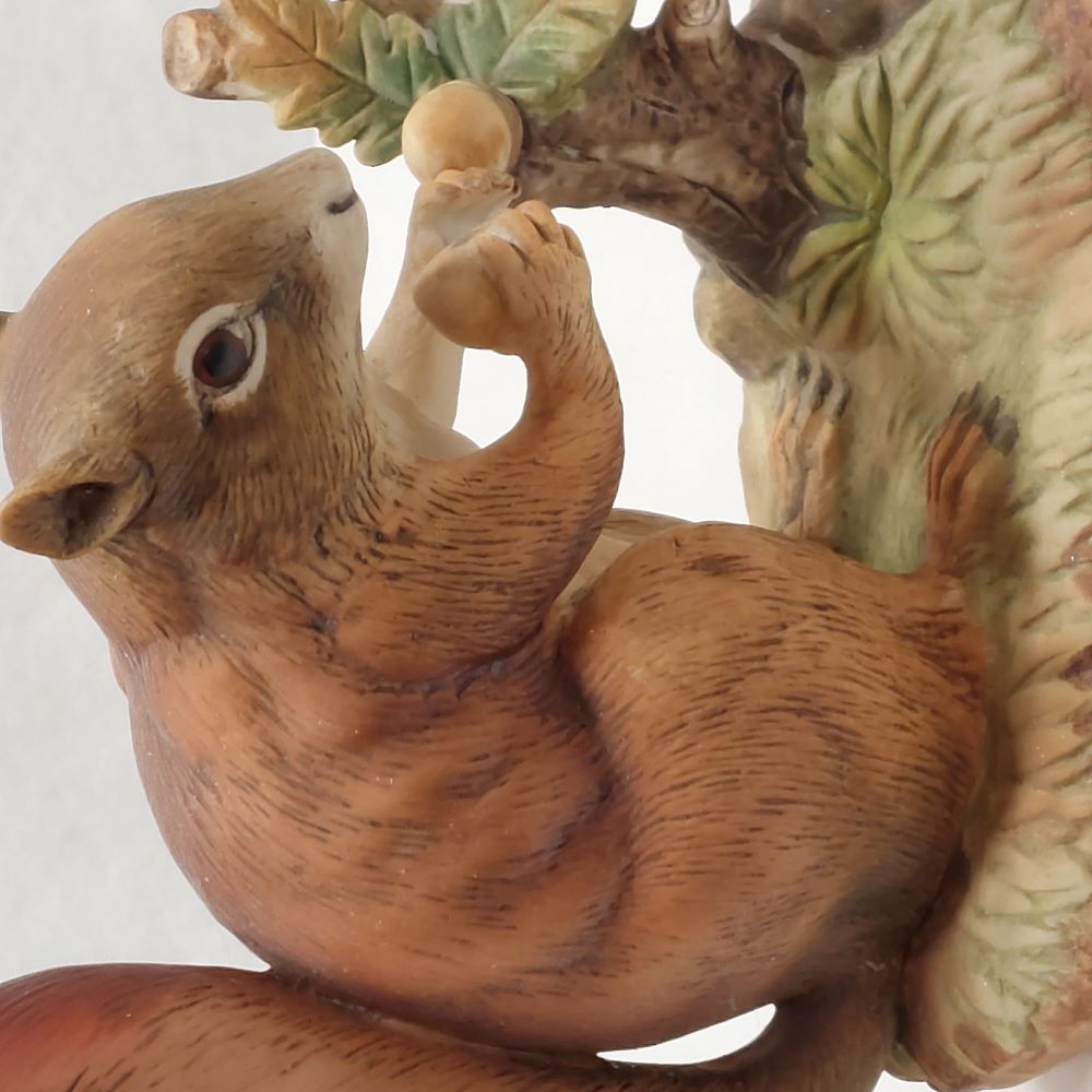 Lefton Squirrel with Acorn Figurine