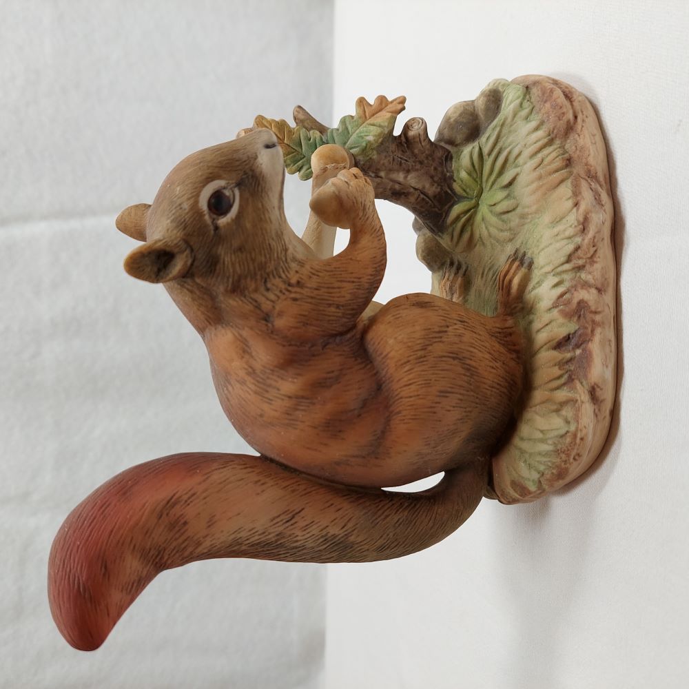 Lefton Squirrel with Acorn Figurine