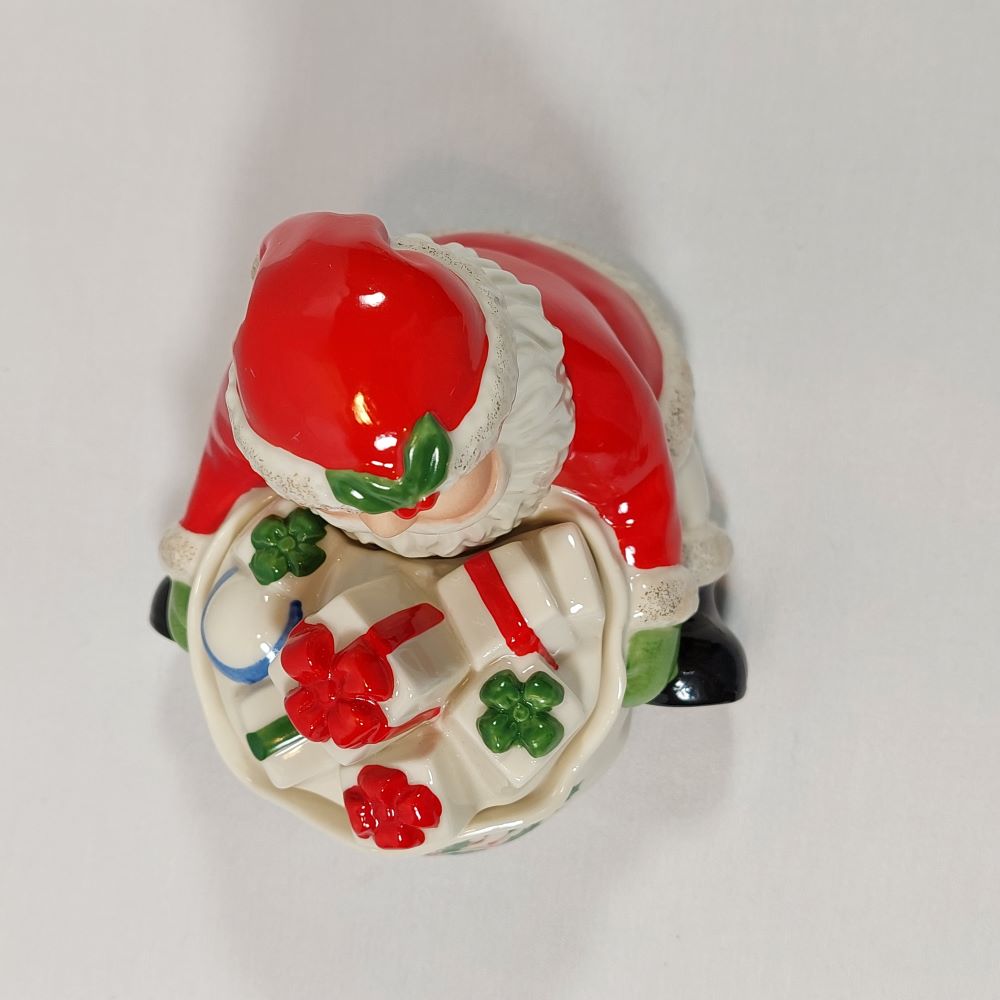 Lenox American by Design Holiday Santa Covered Candy Dish