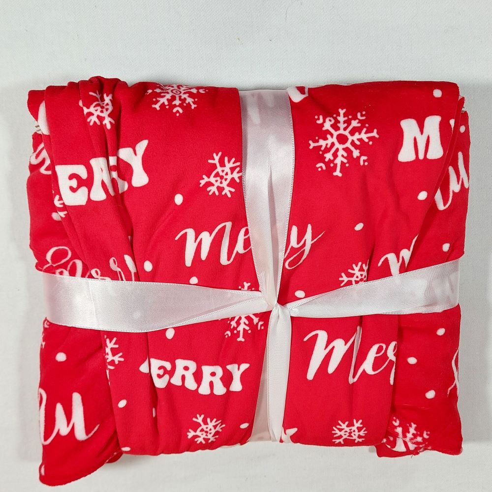 Holiday Time PJs Red 2-Piece Pajama Set Women's Medium