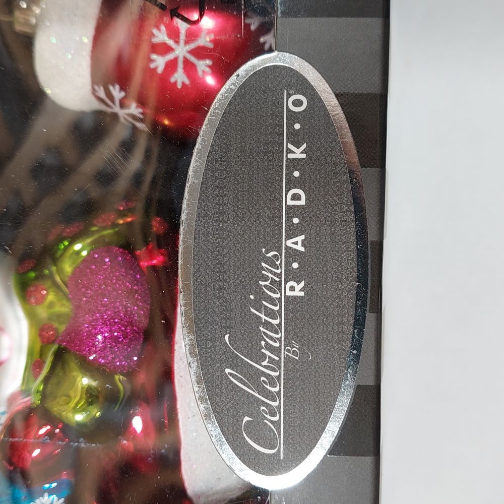 Celebrations By RADKO Holiday Ornament Set 25th Anniversary