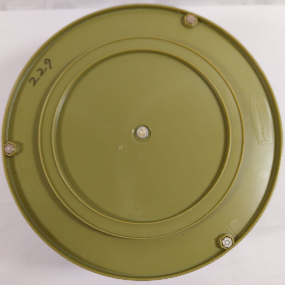 Vintage Rubbermaid Green Lazy Susan 2-Tier