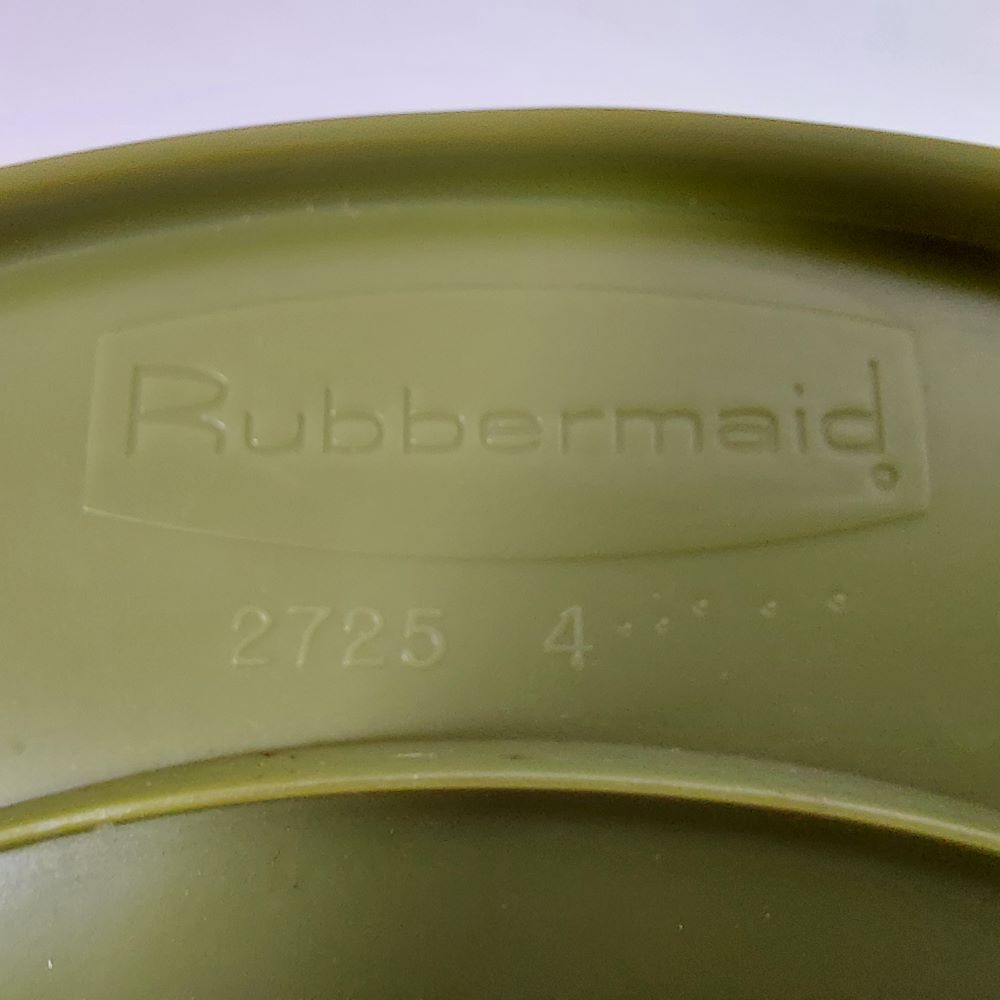 Vintage Rubbermaid Green Lazy Susan 2-Tier