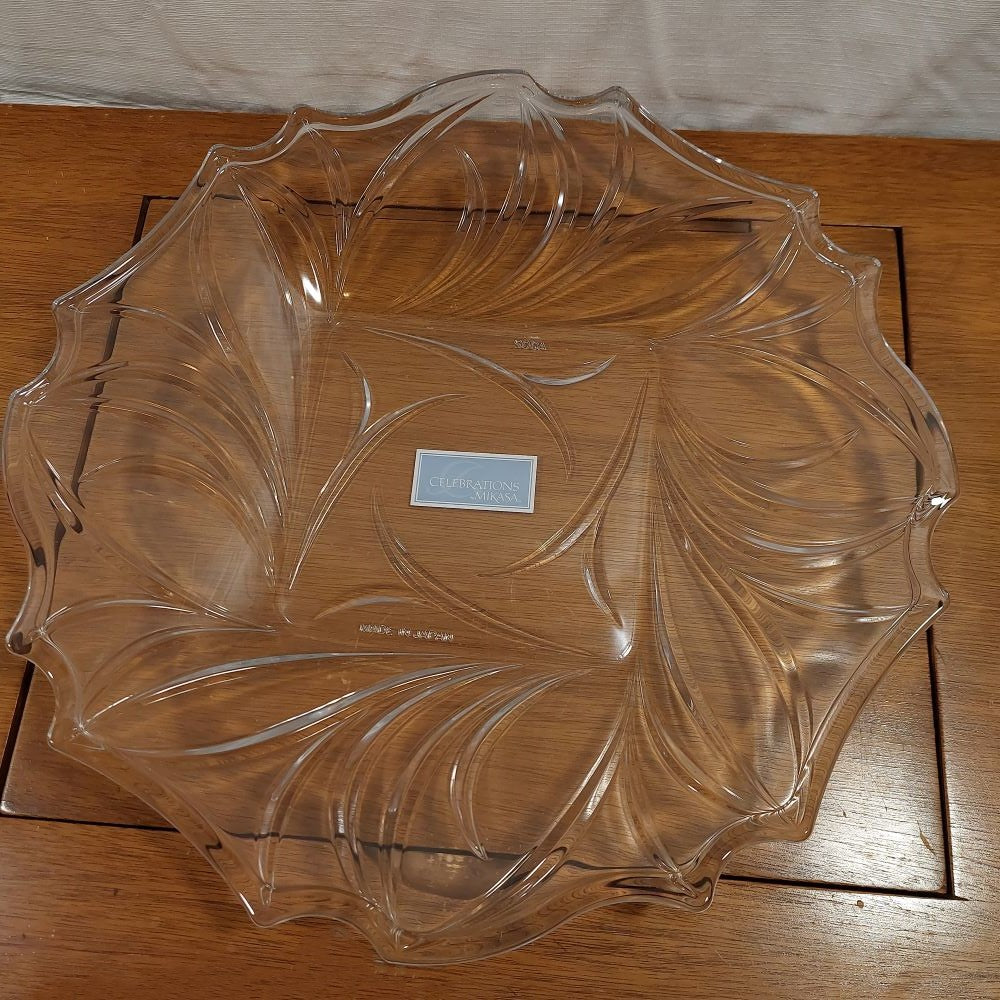 Celebrations by Mikasa Wind Song Collection Round Platter 14 Inches