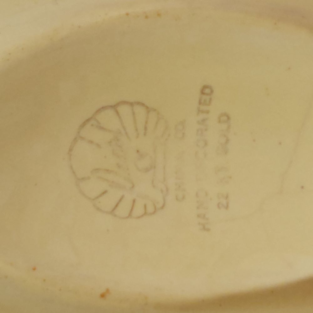 Pearl China Co. Vintage Spoon Rest State of Virginia