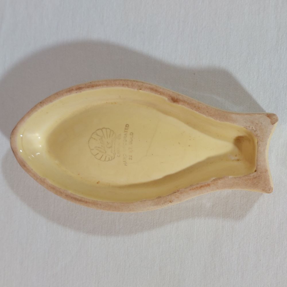 Pearl China Co. Vintage Spoon Rest State of Virginia