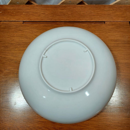 Melmac 2-Section White Serving Bowl