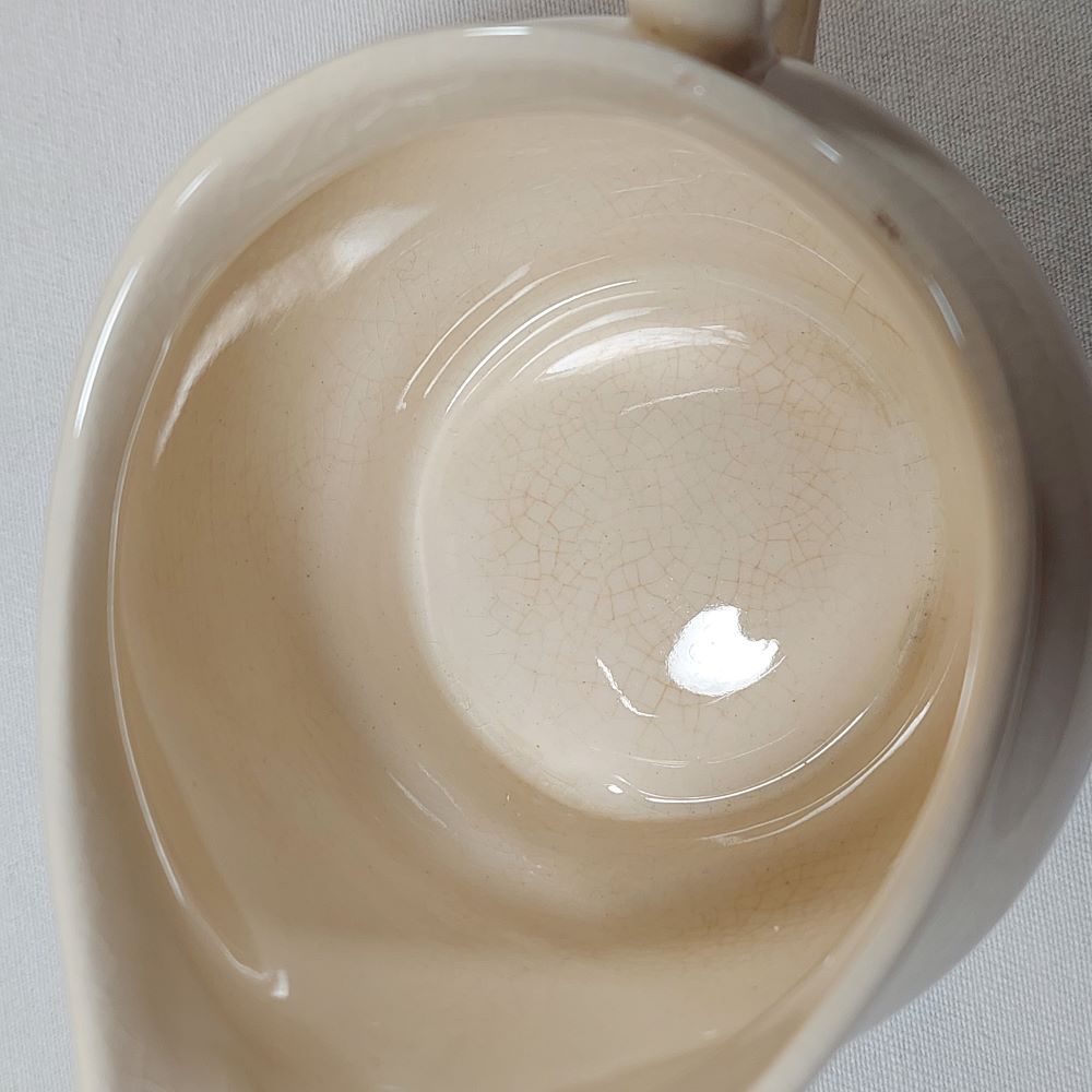Vintage Creamer Vessel with Rose Decoration