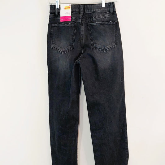 SO Jeans Distressed High Rise Straight 5/27W