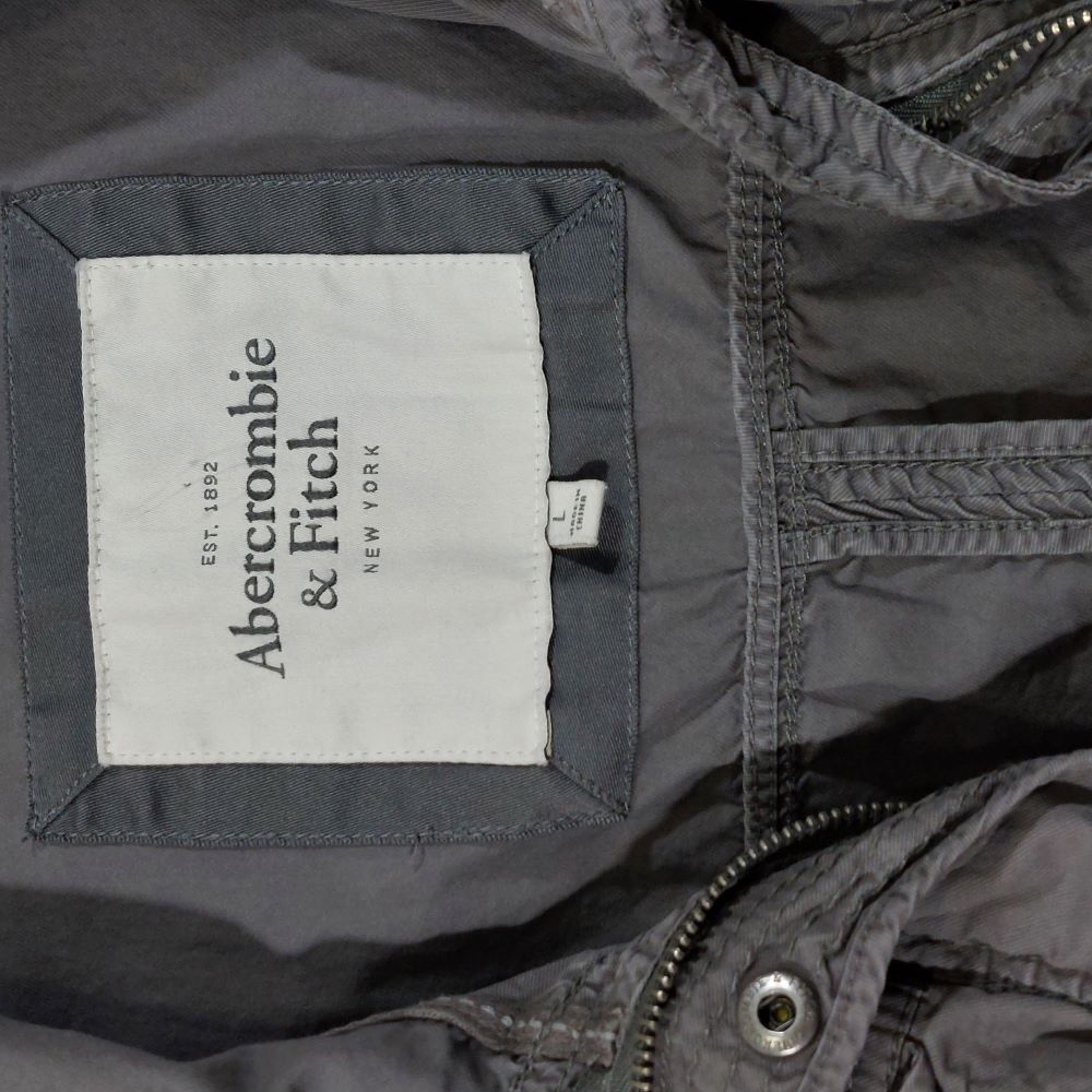 Abercrombie & Fitch Gray Jacket Juniors Size L