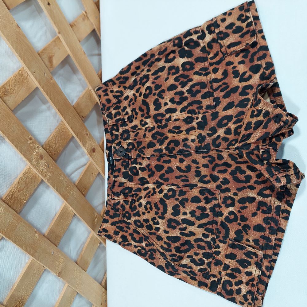 Leopard Print Shorts Forever 21 Women's Size XS