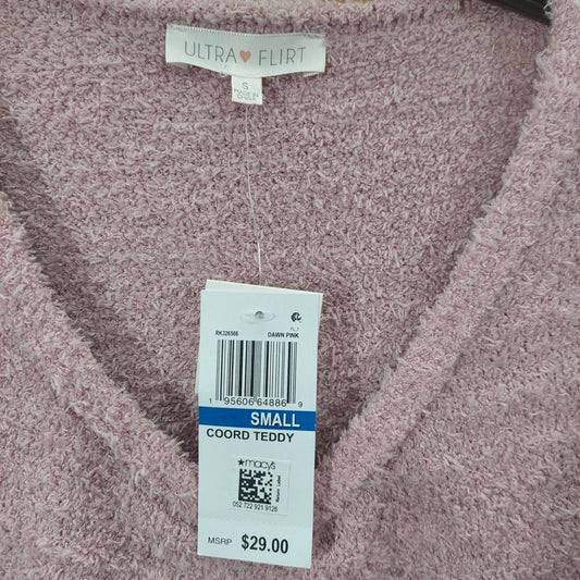 Ultra Flirt Dawn Pink Top Women's Size Small