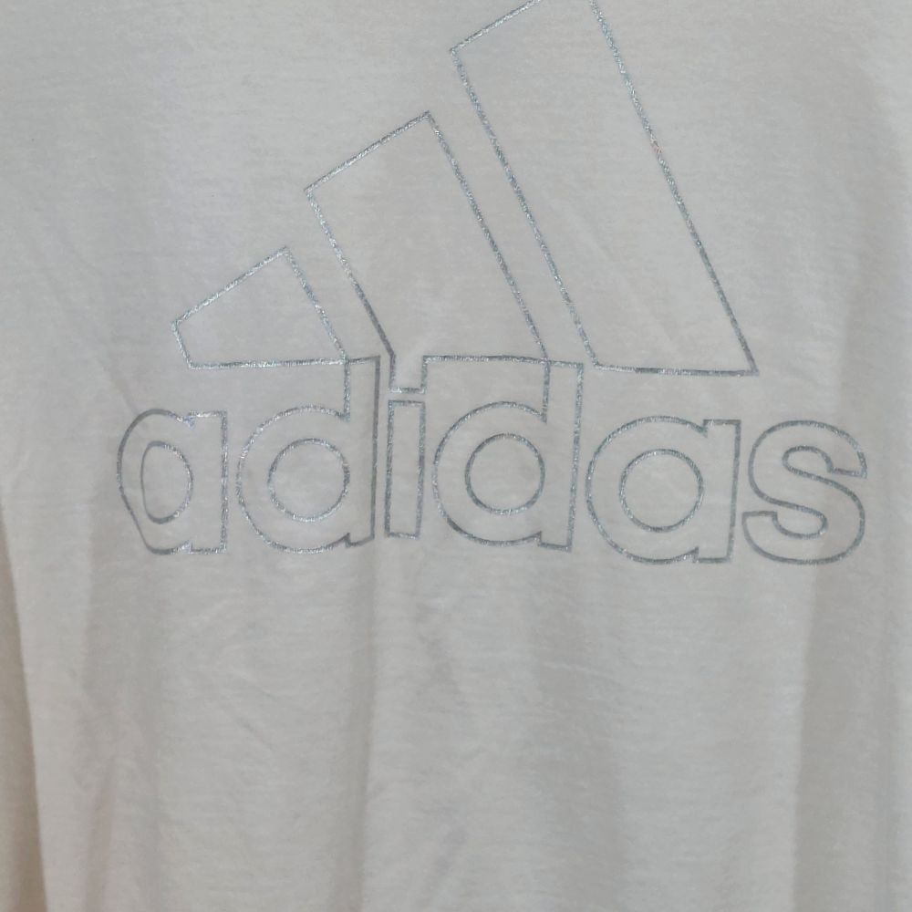 Adidas Loose Fit Long Sleeve Hooded T-Shirt Women's Size Medium