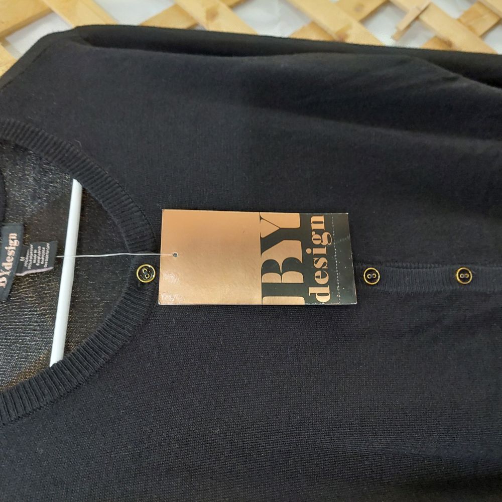 BY Design Black Cardigan Sweater Women's Size M