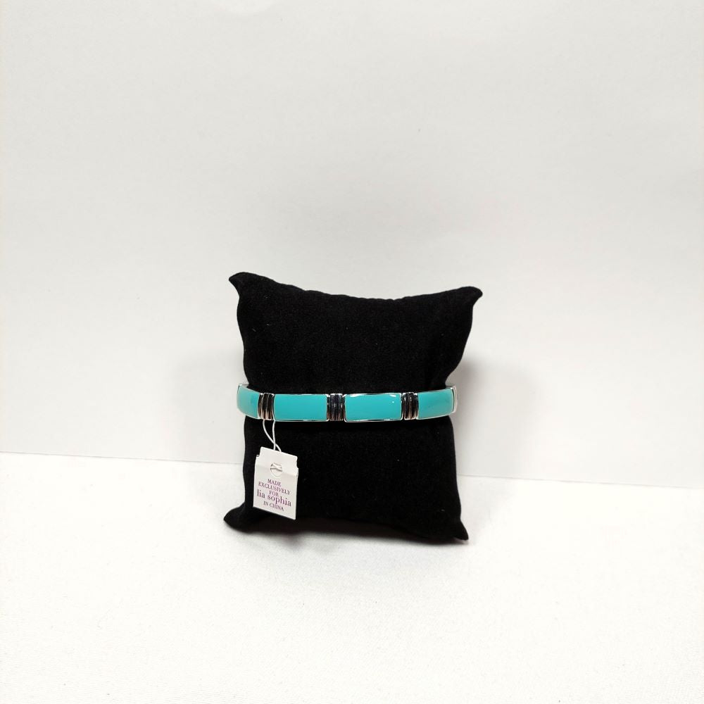Lia Sophia Faux Turquoise Stretch Bracelet Costume Jewelry
