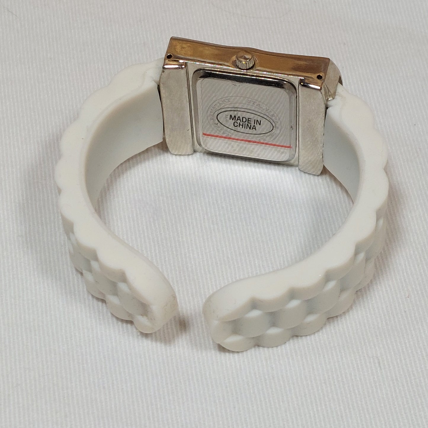 BT Cuff Bracelet Watch with Square Face