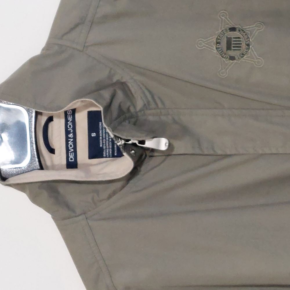 Devon & Jones Windbreaker United States Secret Service Men's Size Small