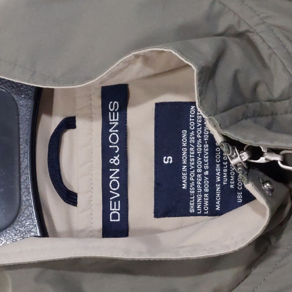 Devon & Jones Windbreaker United States Secret Service Men's Size Small