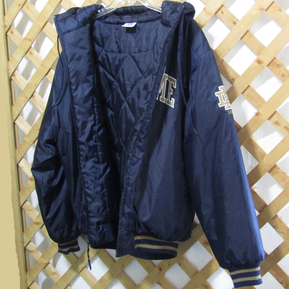 Russell Athletic Notre Dame Jacket with Hood Men's Size M