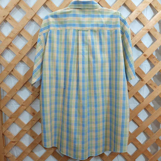 Orvis Short Sleeve Checkered Shirt Men's XL