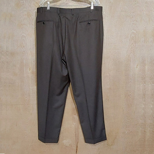 Lauren Ralph Lauren Men's Cuffed Dress Pants Pleated Front 40Wx30L