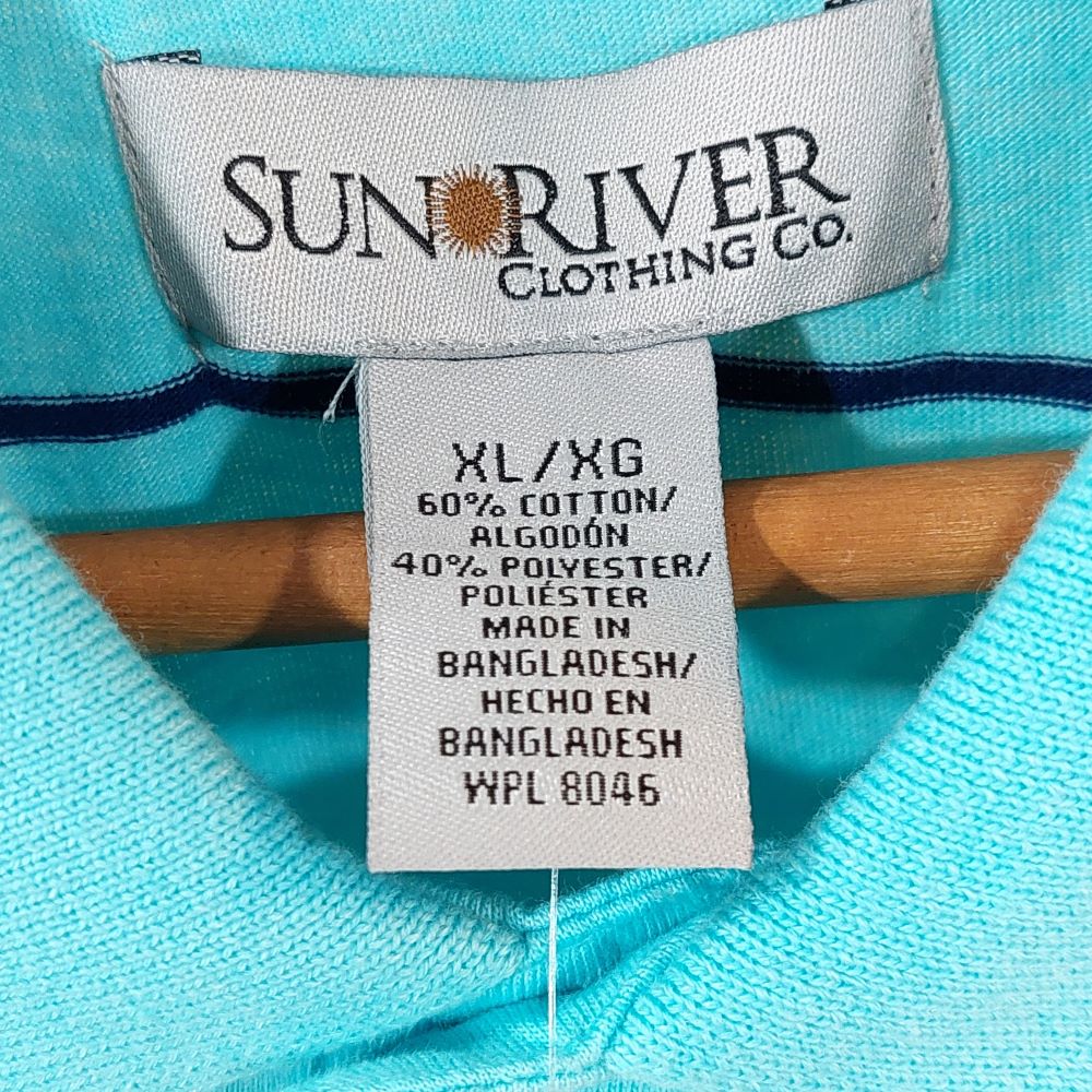 Sun River Polo Shirt Men's Size XL