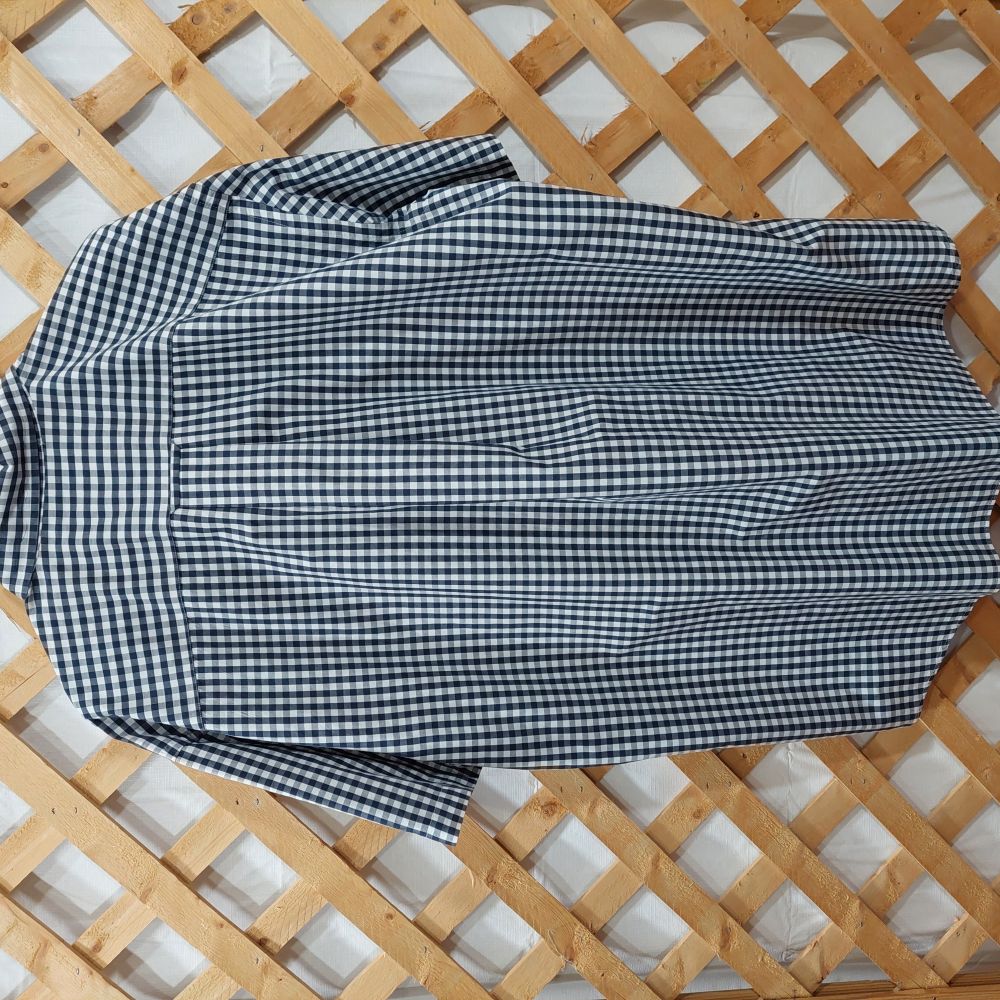 Orvis Gingham Short Sleeve Shirt Men's Size XL