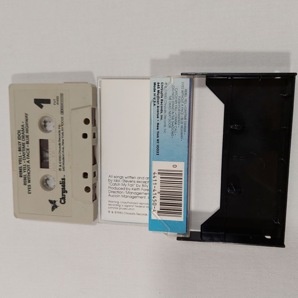Billy Idol Rebel Yell on Cassette 1983