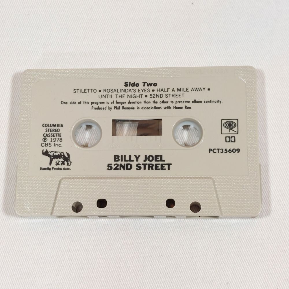 Billy Joel 52nd Street on Cassette
