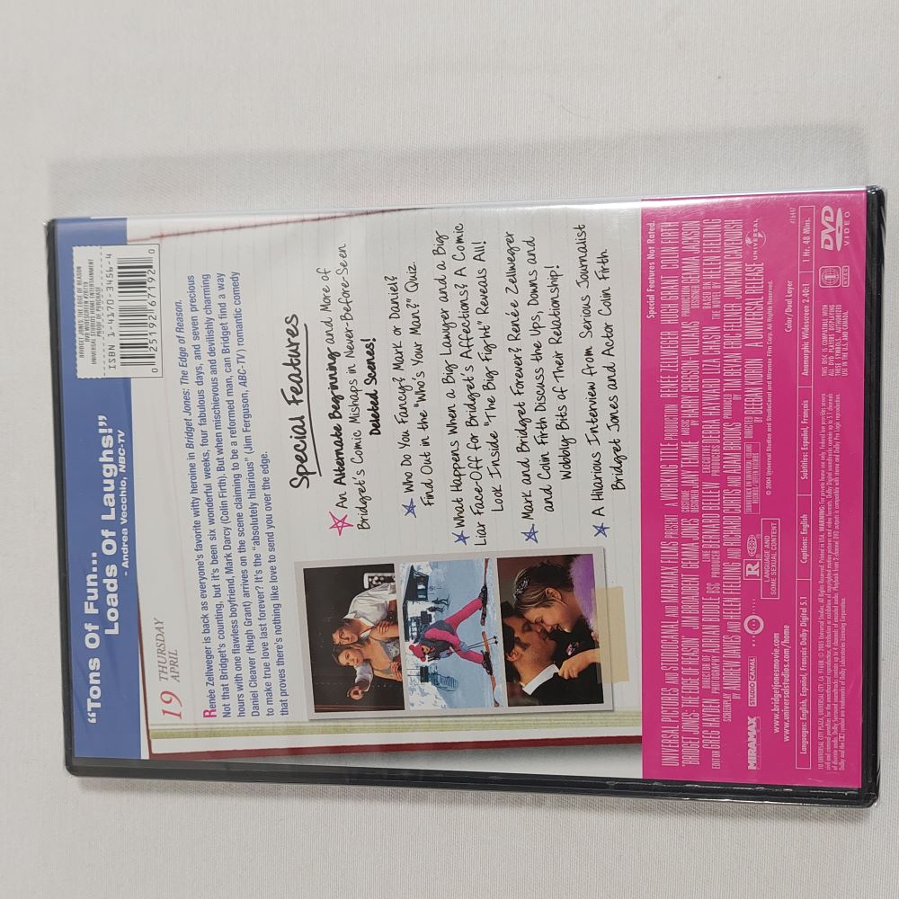 Bridget Jones: The Edge of Reason Movie DVD