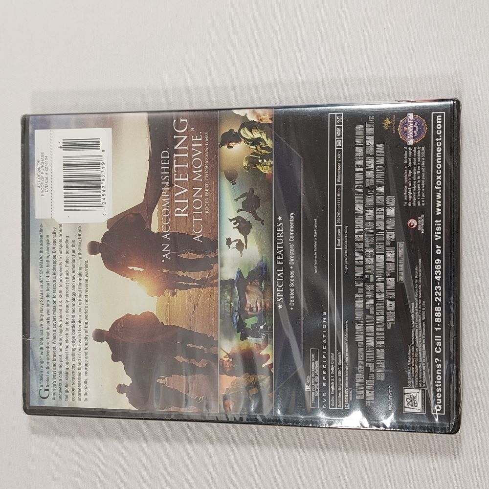 Act of Valor Movie DVD 2012