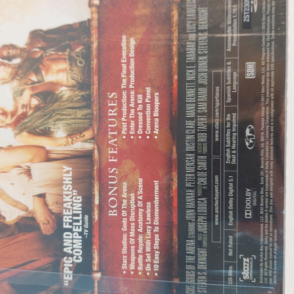 Spartacus: Gods of the Arena, The Complete Collection with Bonus Features