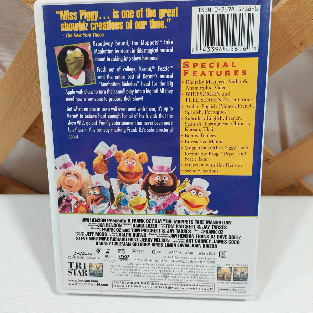 The Muppets Take Manhattan DVD Video