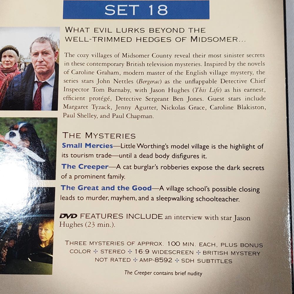 Acorn Media Midsomer Murders Set 18 DVD Set