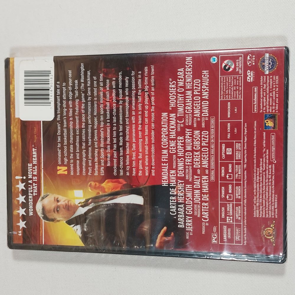 Hoosiers - Movie on DVD